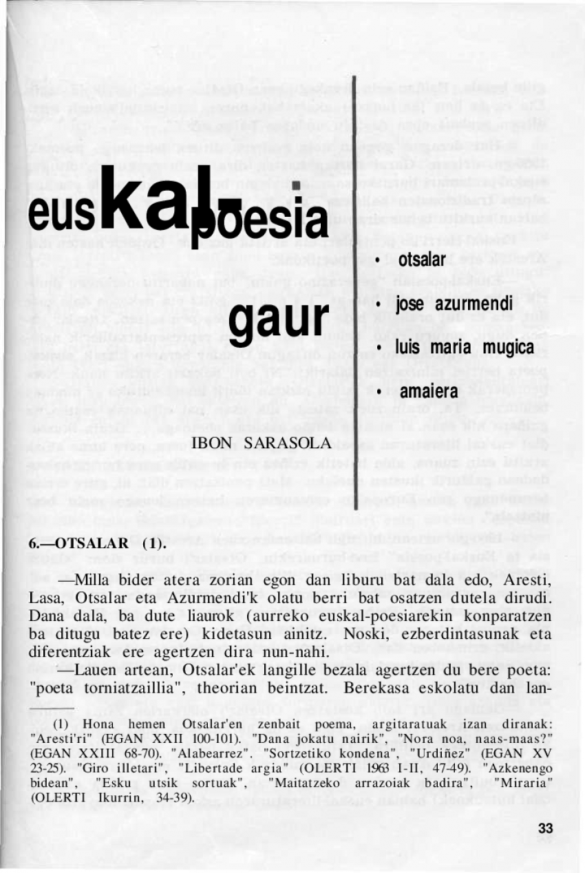 Euskal-poesia gaur (Jarraipena)