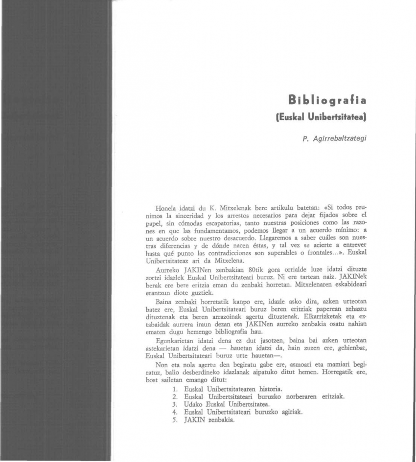 Bibliografia (Euskal Unibertsitatea)